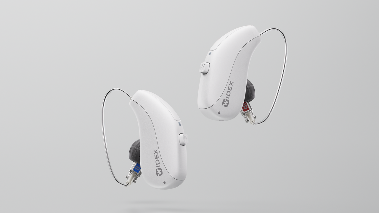 Pearl White Hearing Aid - Widex hearing aids
